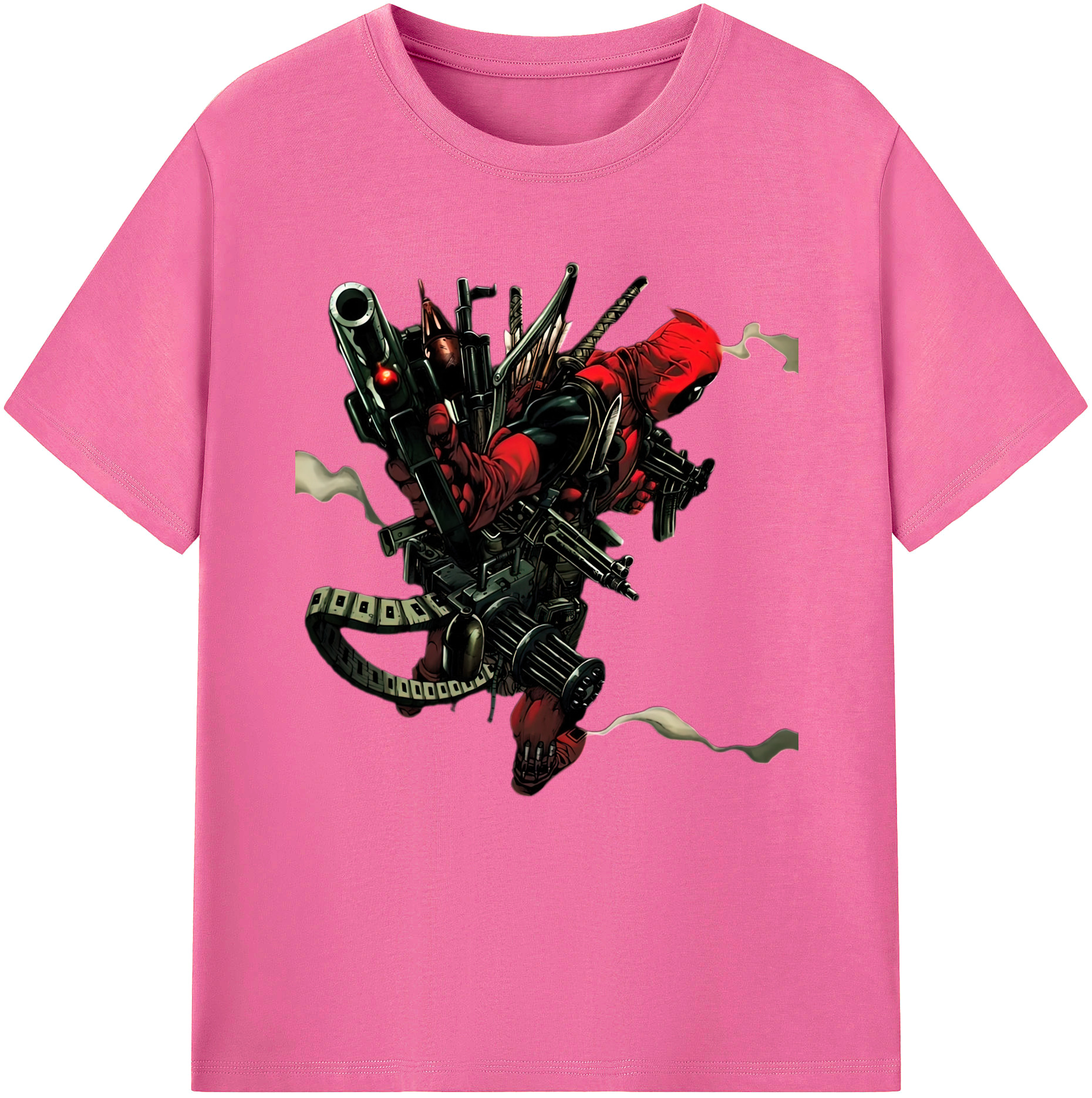 （画像用） Deadpool デッドプール レディースカジュアルプリントTシャツ（綿100％）
